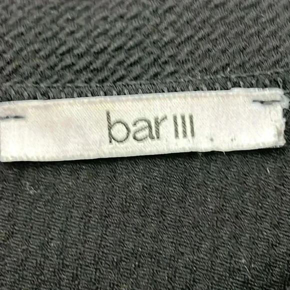 Bar III Women’s Dress Size M Black Fit & Flare with Front Cut-Out Minimalist - Picture 3 of 8